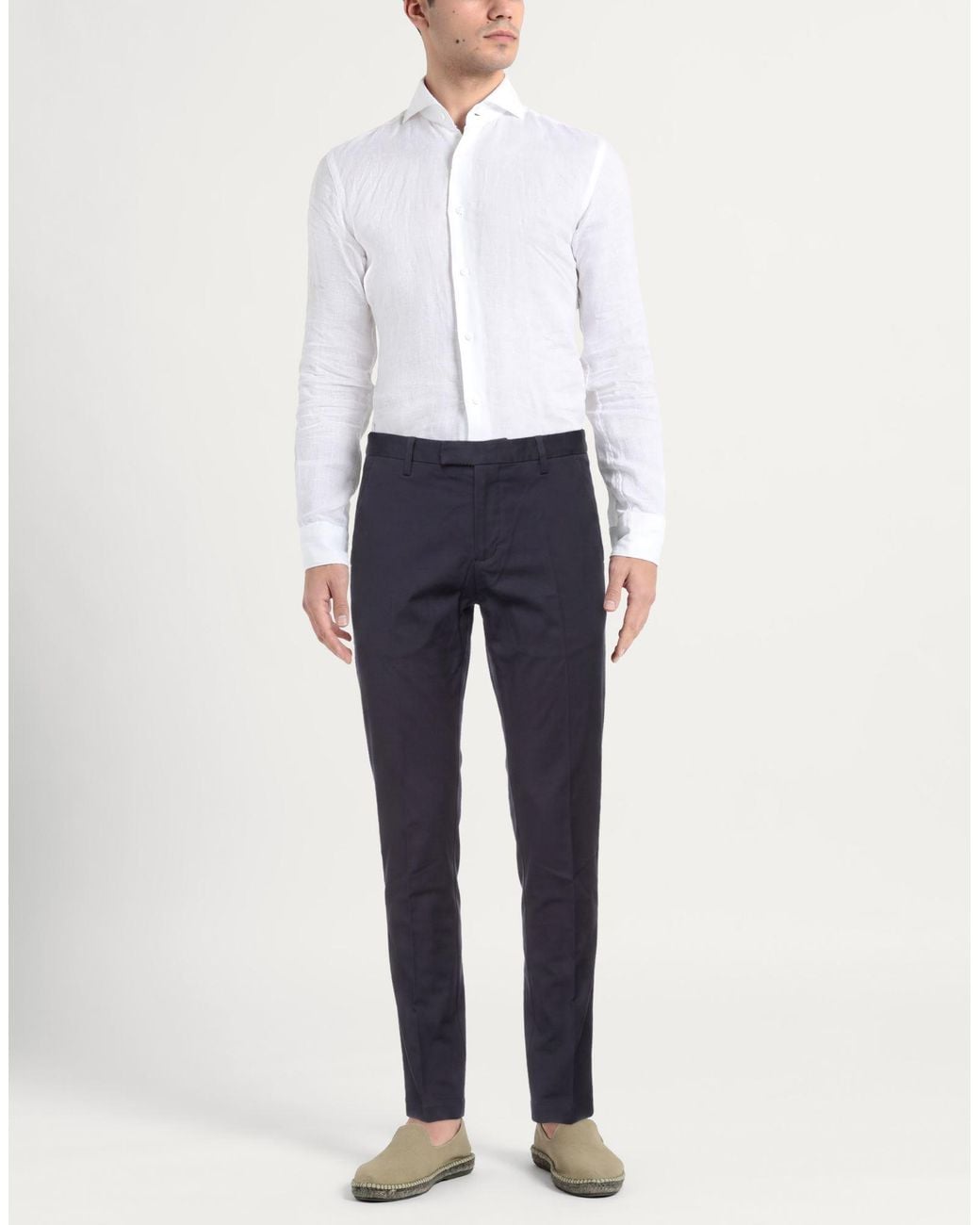 Entre Amis Blue O' Mast Pants Cotton, Elastane for men
