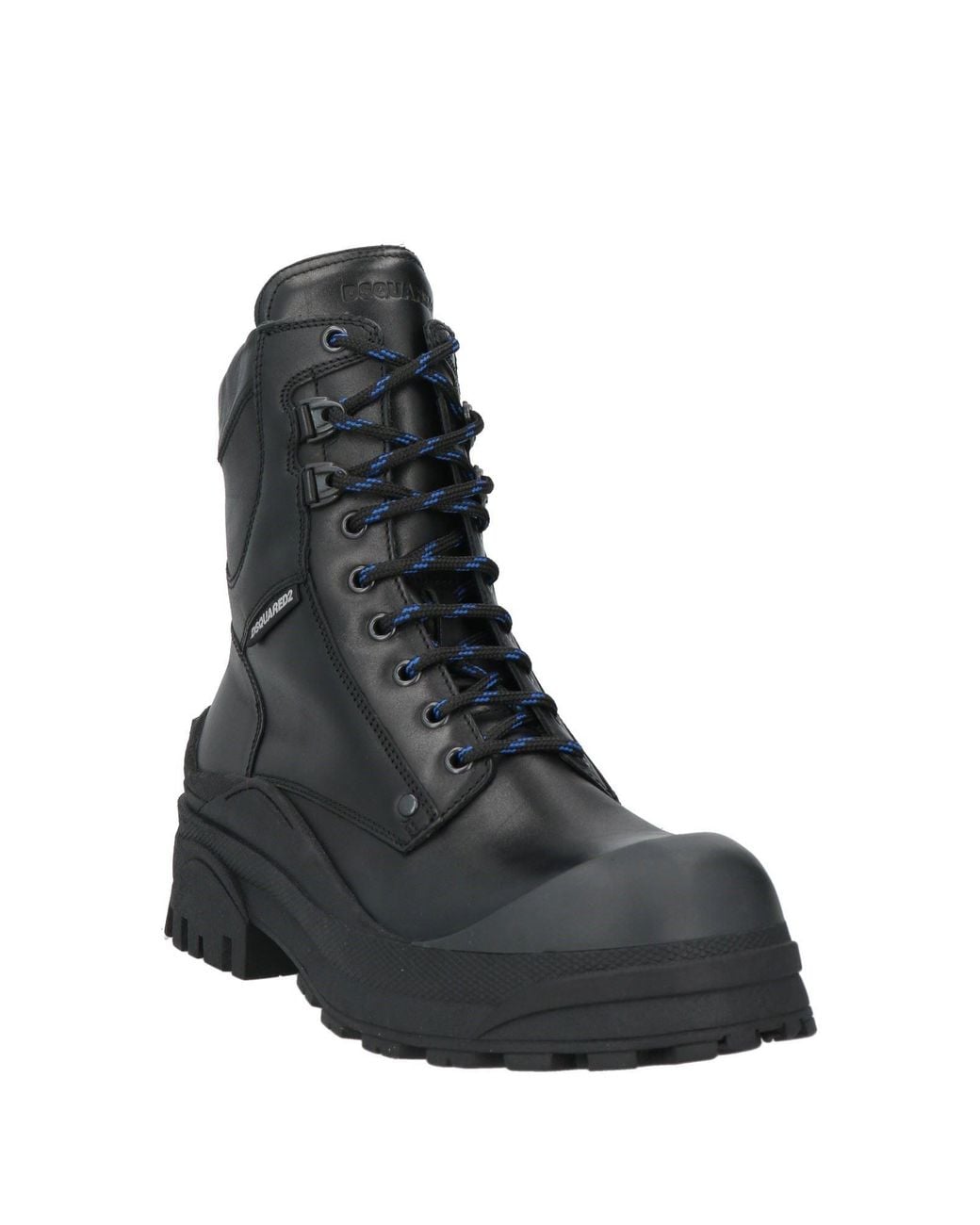 DSquared² Black Ankle Boots Calfskin for men