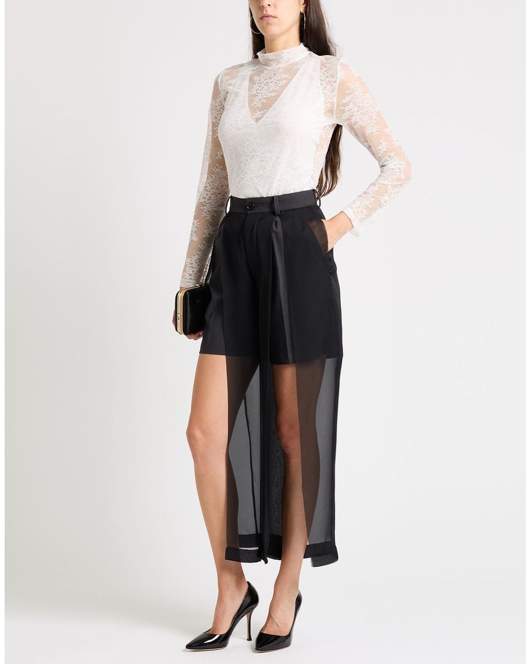 Undercover Black Jun Takahashi Shorts & Bermuda Shorts Polyester