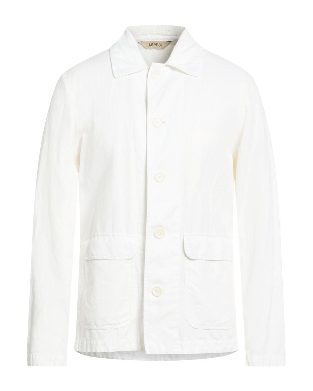 Aspesi White Jackets for men