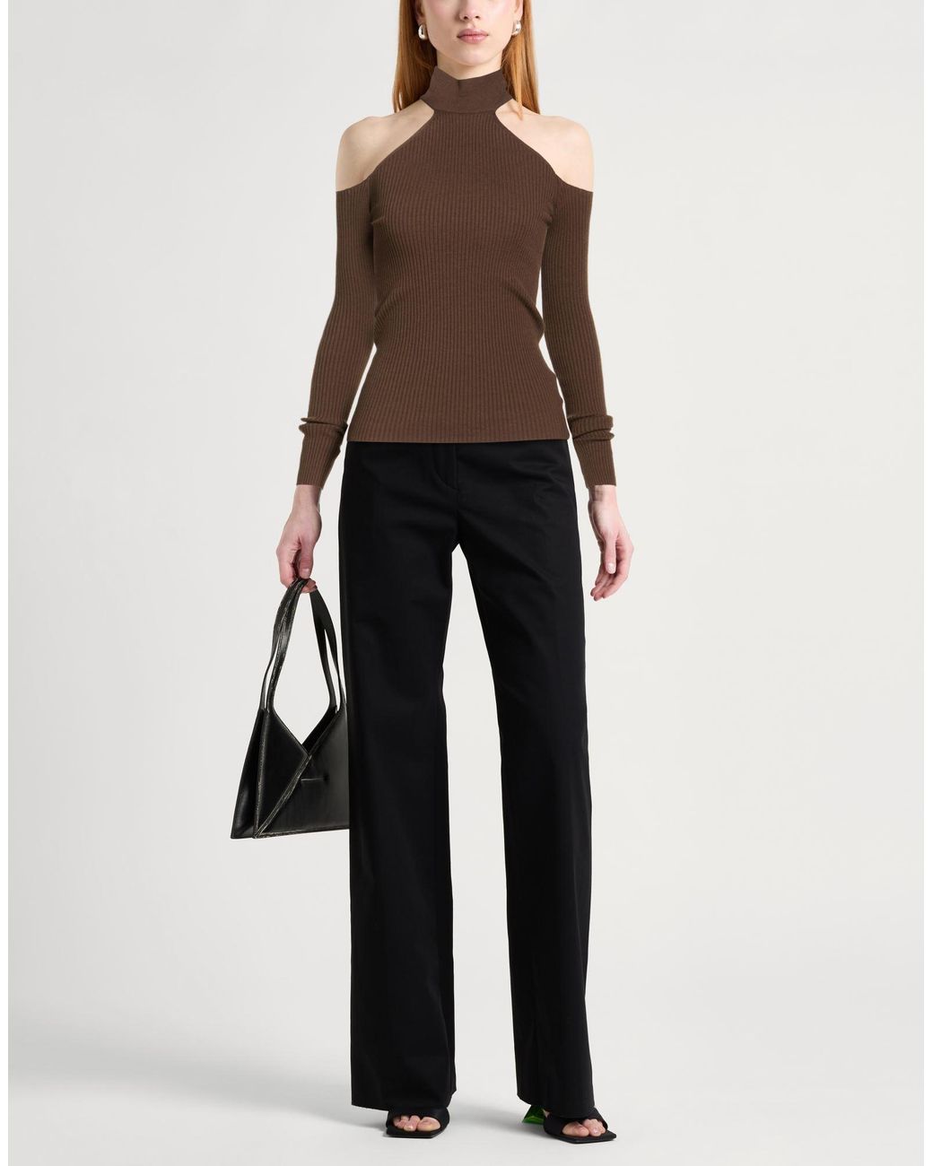 Aniye By Brown Military Turtleneck Polyamide, Acrylic, Wool, Polyester