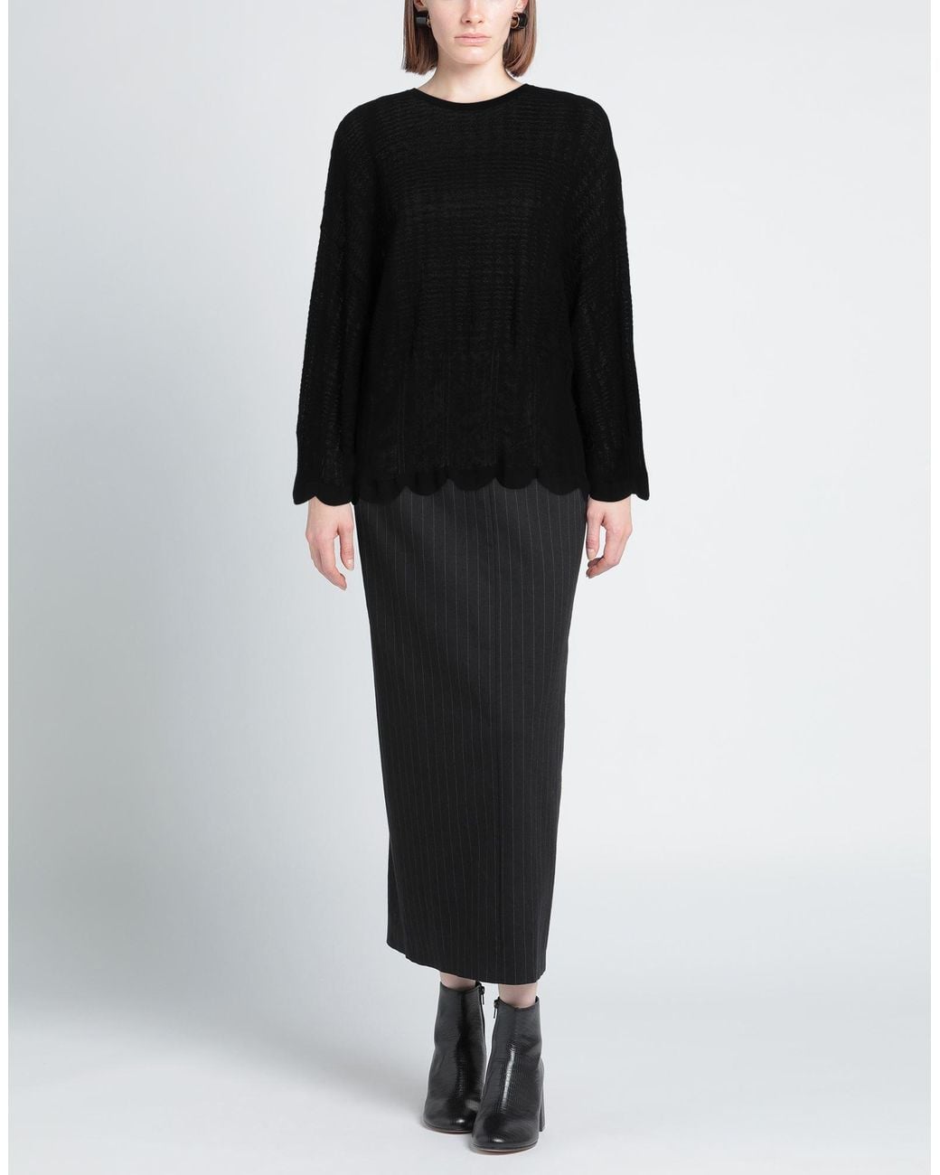 Pullover High en coloris Black