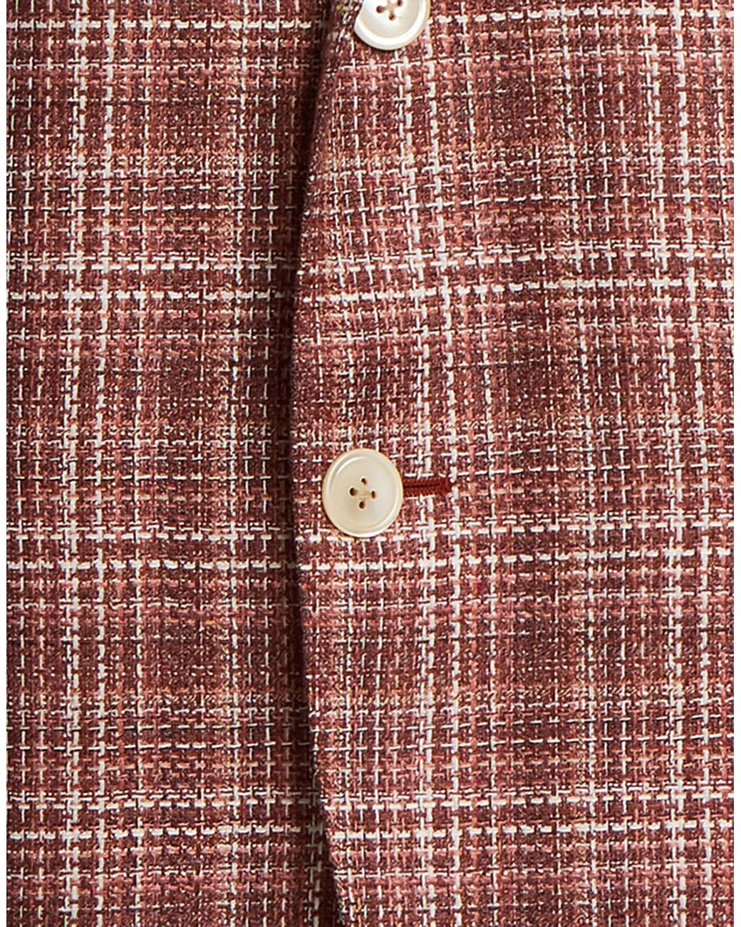 L.b.m. 1911 Brown Blazer Silk, Wool for men