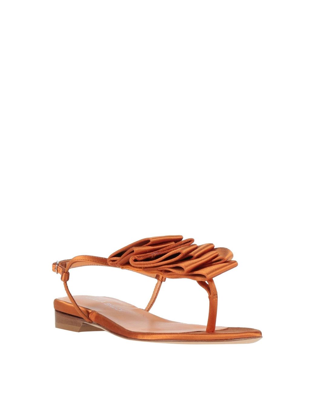 Lella Baldi Brown Thong Sandal