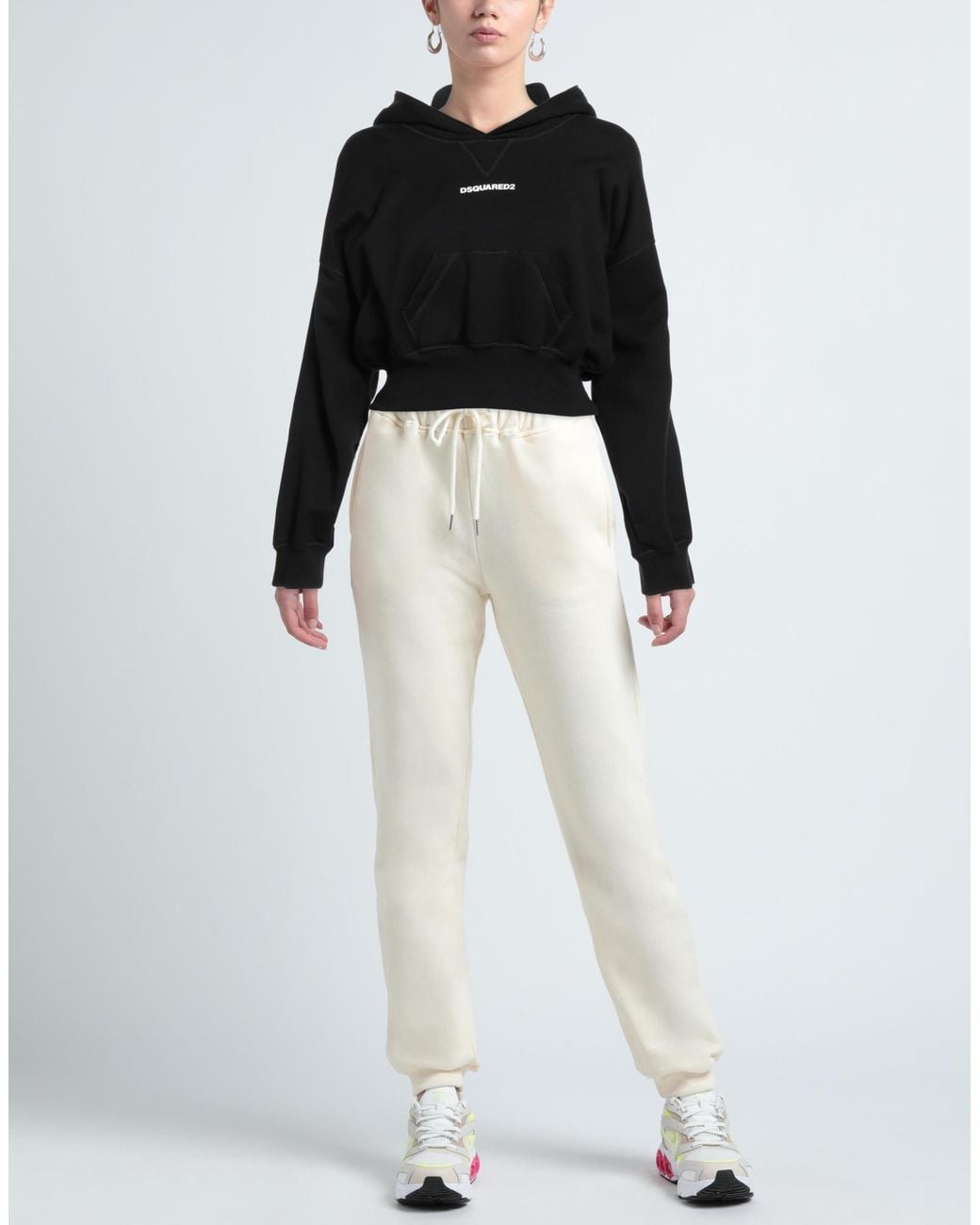 DSquared² Black Cotton Baseball Sweatshirt
