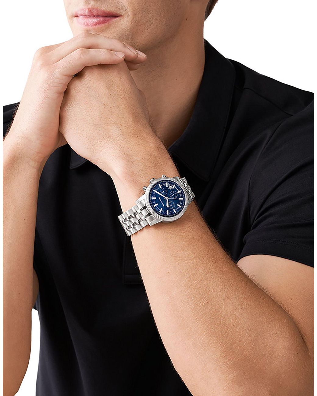 Michael Kors Wrist Watch in Silver 
