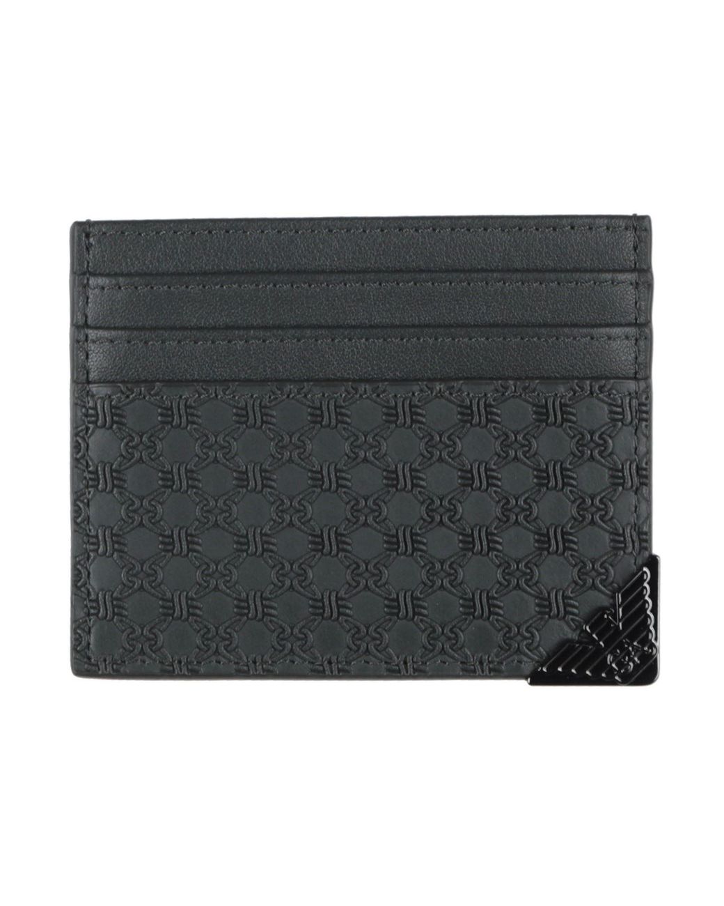 Emporio Armani Black Cardholder for men