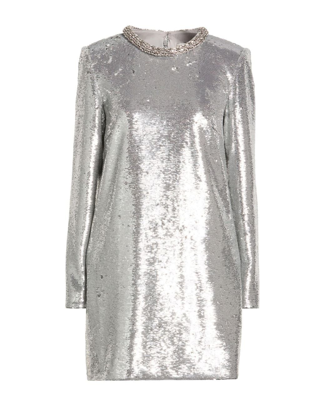 Roland Mouret Gray Mini Dresses
