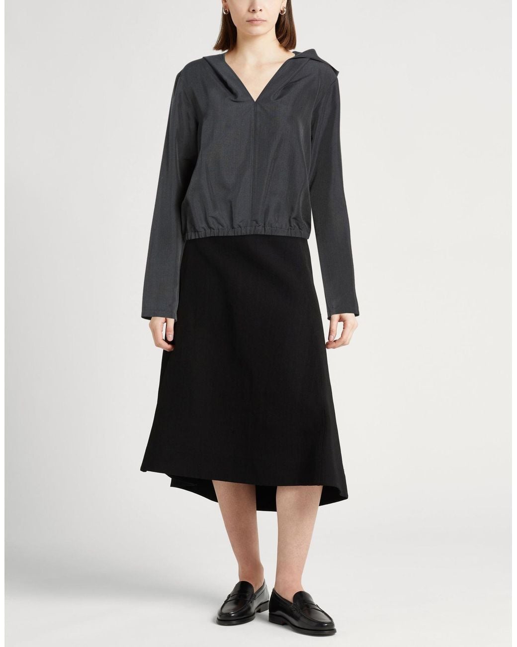 Alysi Black Chocolat Top Lyocell, Silk