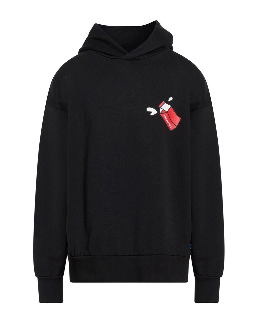 INBETWEENERS Black Sweatshirt Cotton, Polyester for men