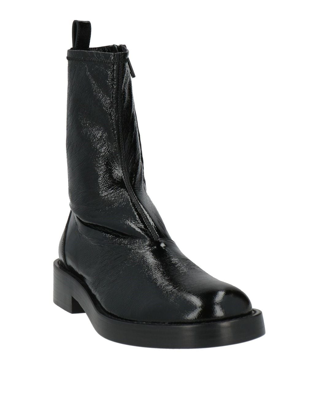 Courreges Black Boot Leather for men