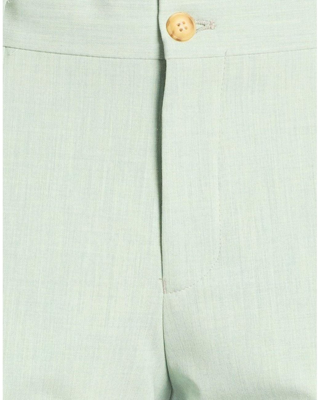 SELECTED Green Pants Polyester, Viscose, Elastane for men