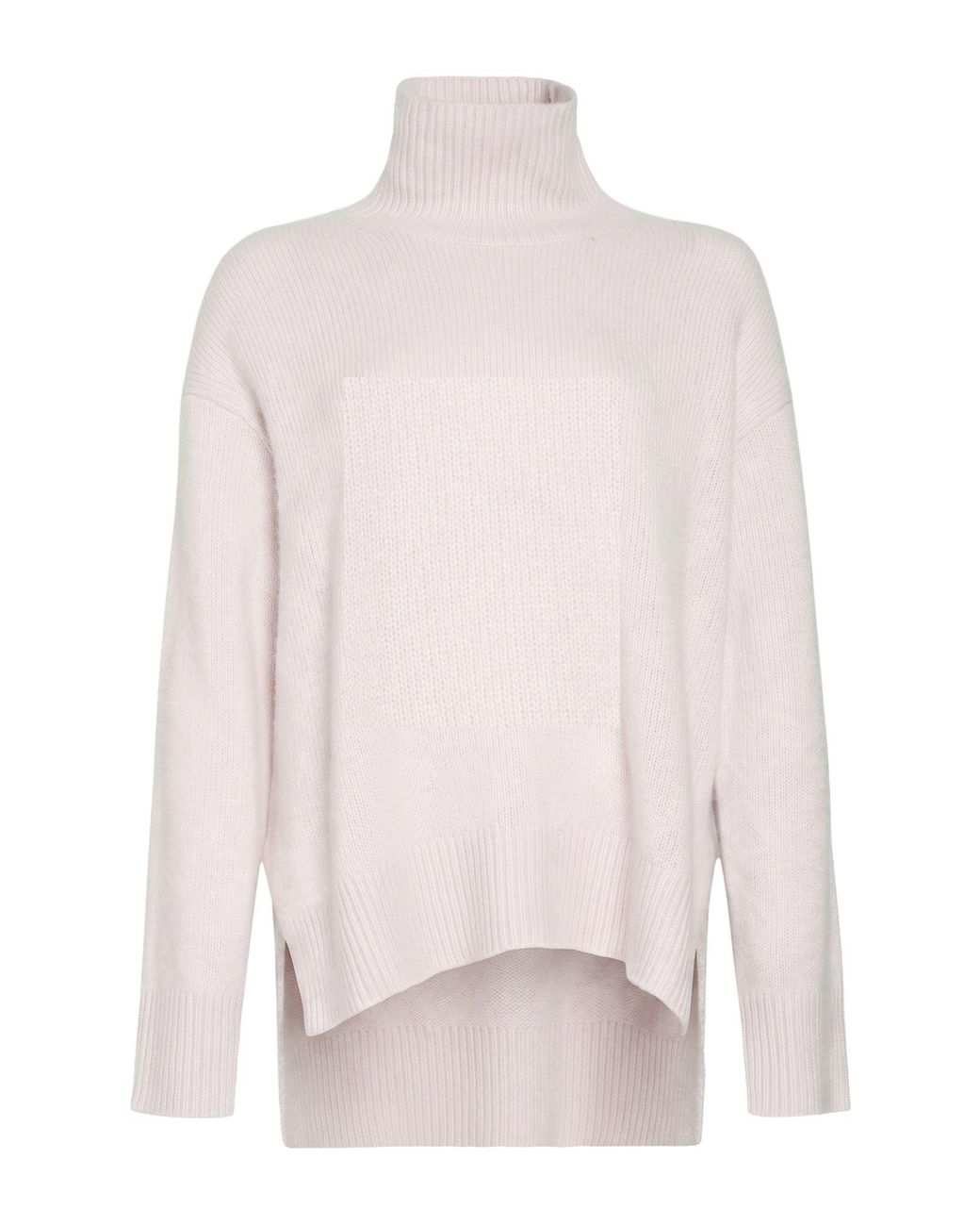 SMINFINITY White Turtleneck Cashmere, Silk