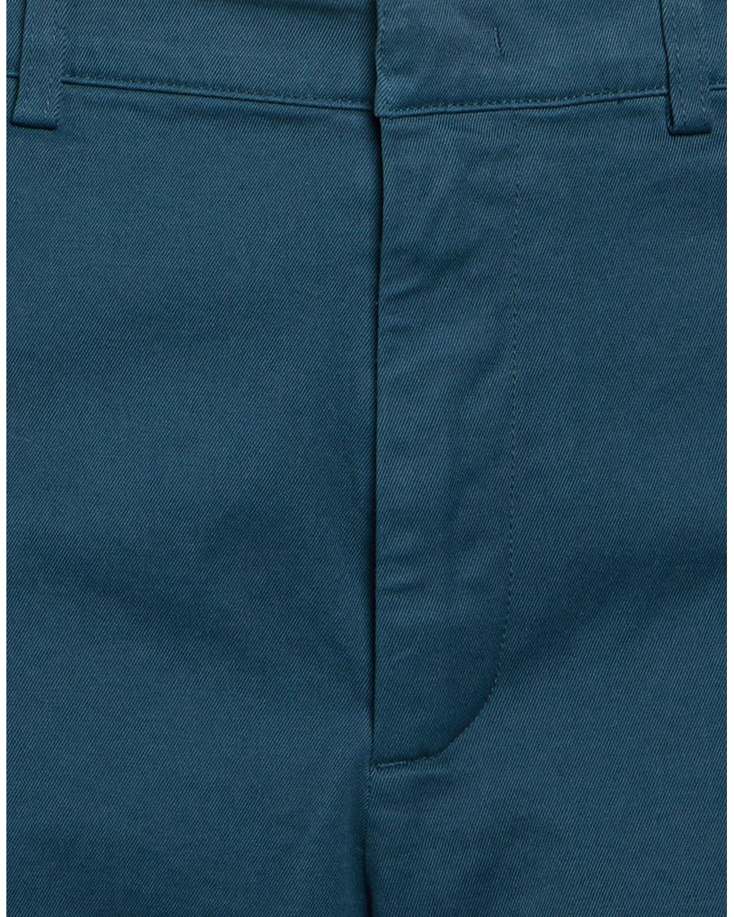 Department 5 Blue Pants Cotton, Elastane for men