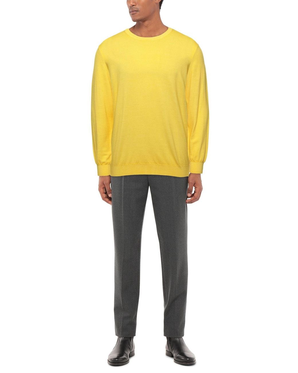 Drumohr Yellow Jumper for men