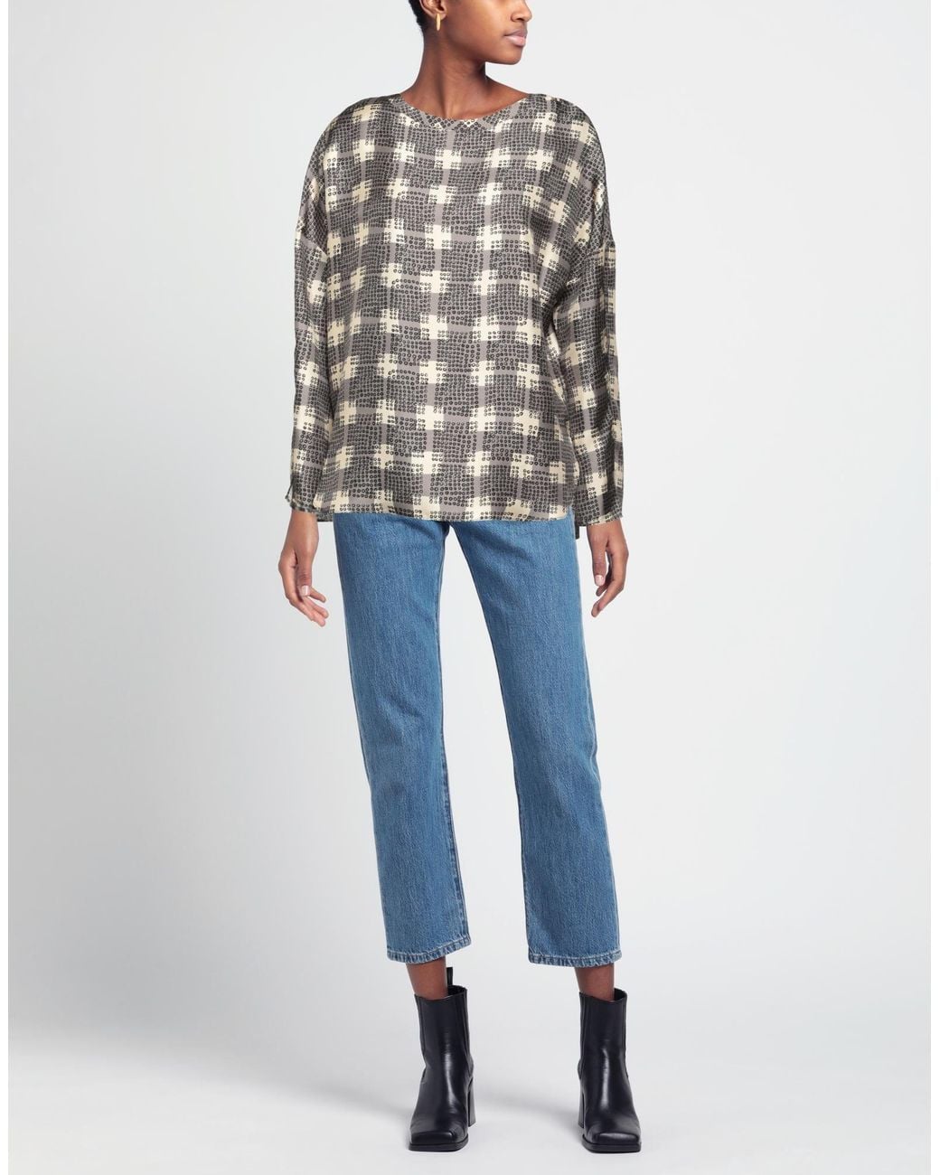 Aspesi Gray Blouse