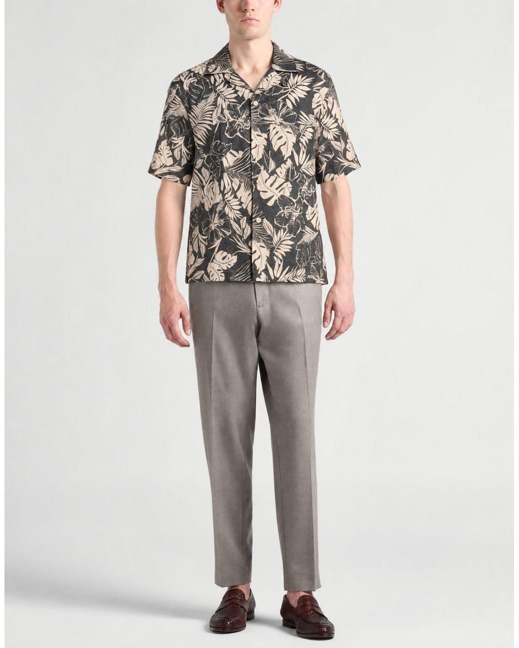 Camicia di Eleventy in Gray da Uomo