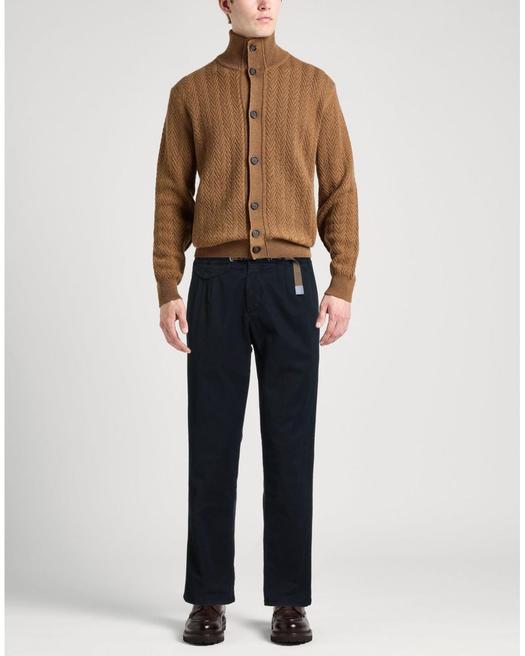 White Sand Blue Trouser for men