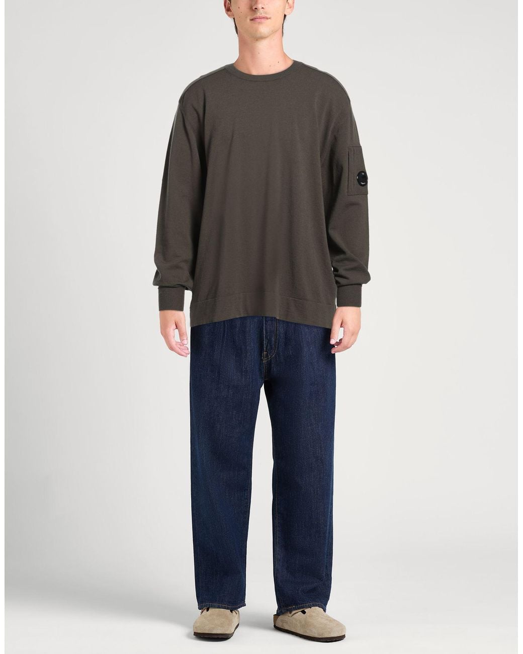 C P Company Gray Sweaters for men