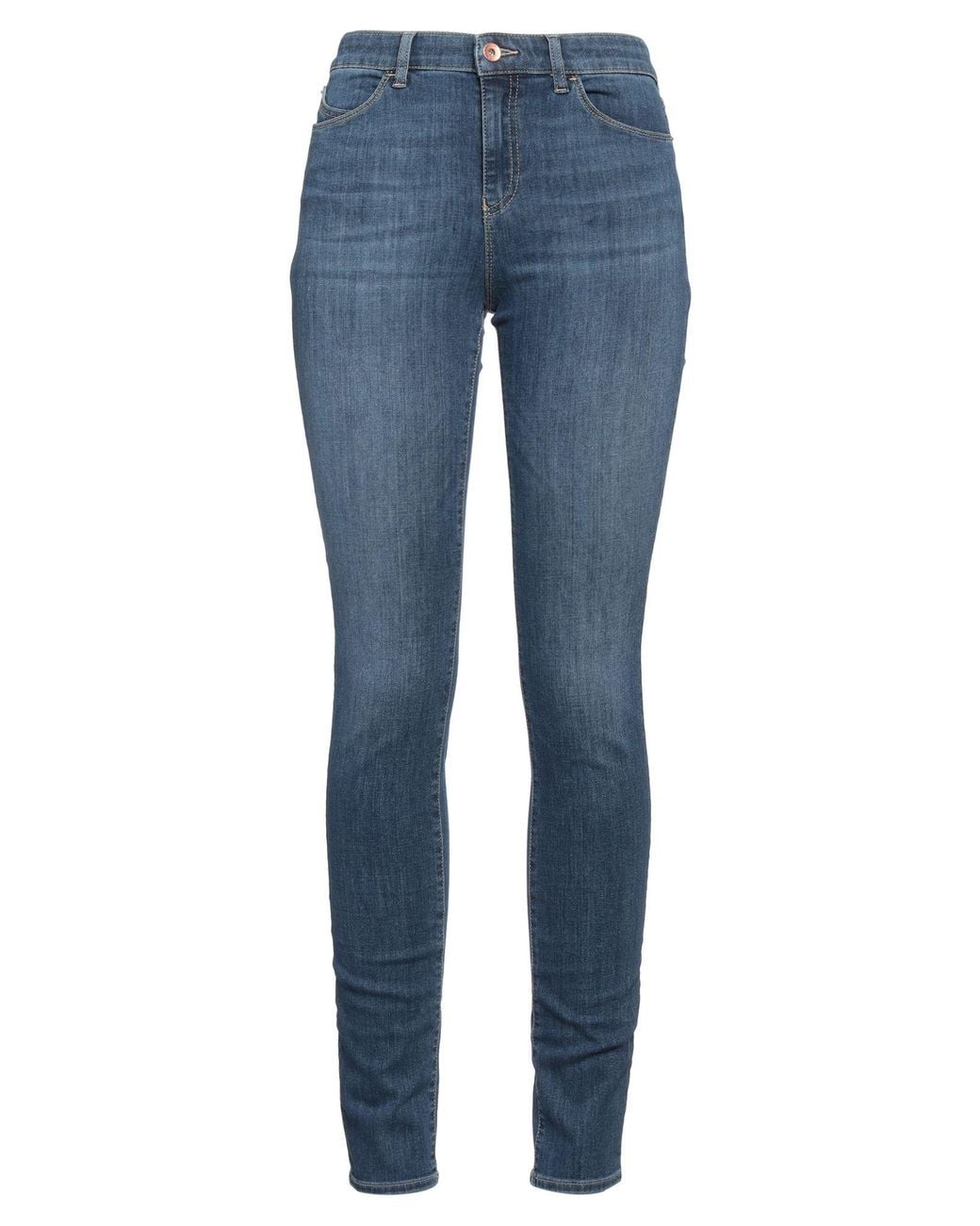 Emporio Armani Blue Jeans Cotton, Polyester, Lyocell, Elastane