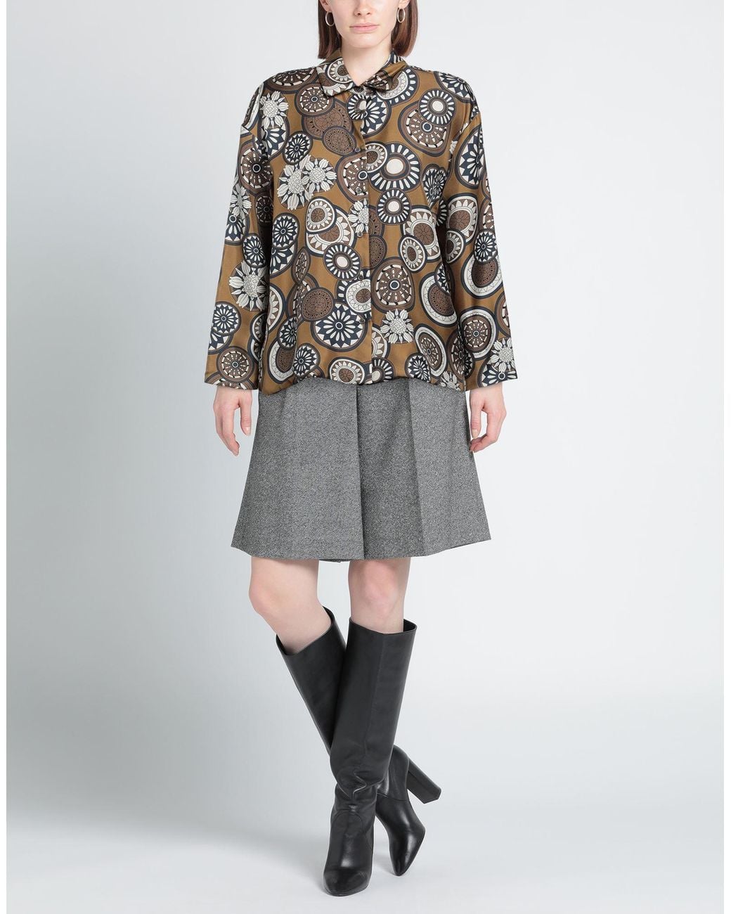 Max Mara Gray Hemd