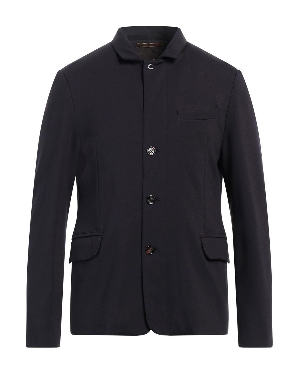 Moorer Blue Midnight Blazer Viscose, Polyamide, Elastane, Goat Skin for men