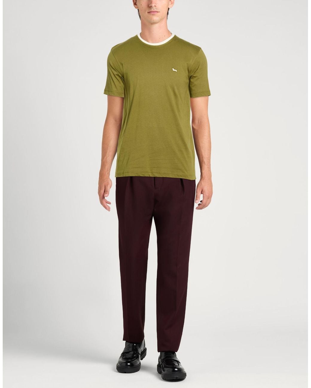 Harmont & Blaine Green T-Shirt Cotton for men