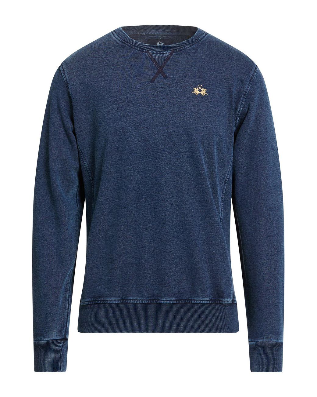 La Martina Blue Sweatshirts for men