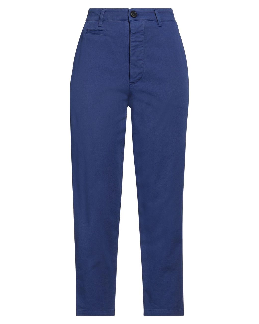 True Royal Blue Pants Cotton, Elastane