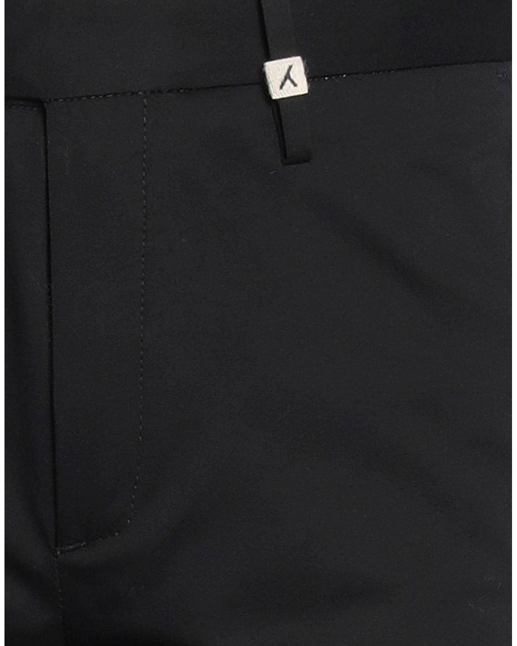 Myths Black Pants Cotton, Elastane for men