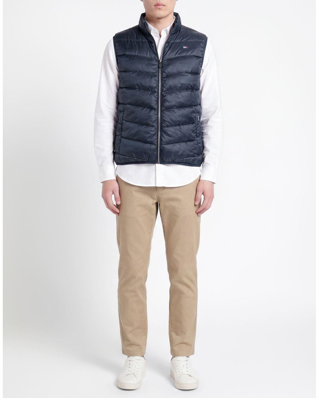 Façonnable Blue Midnight Vest Polyester for men