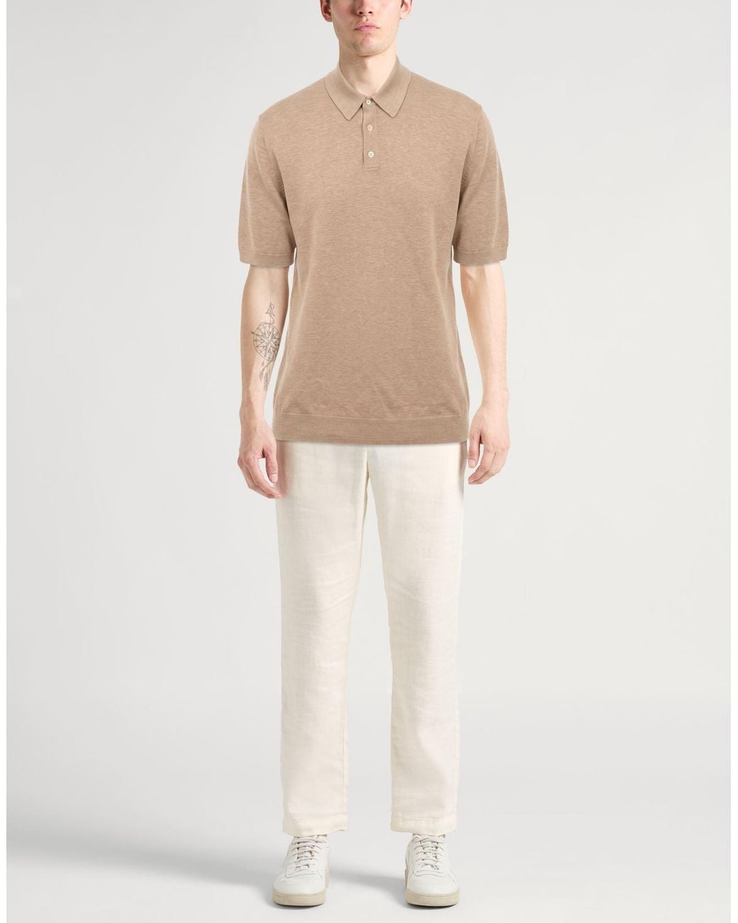 Ballantyne Poloshirt in Natural für Herren