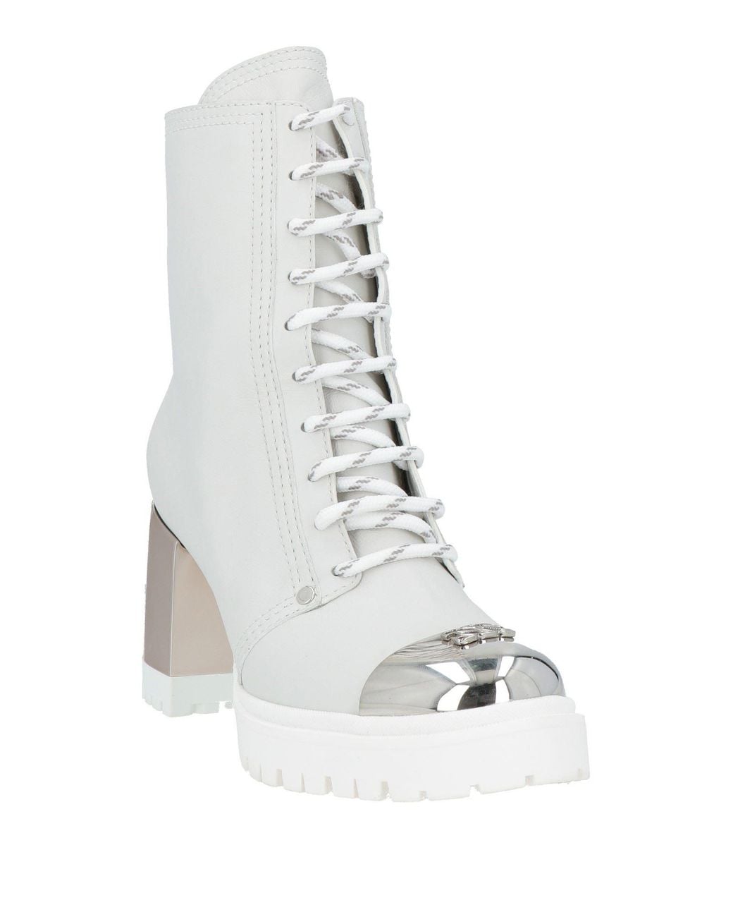 Casadei White Stiefelette