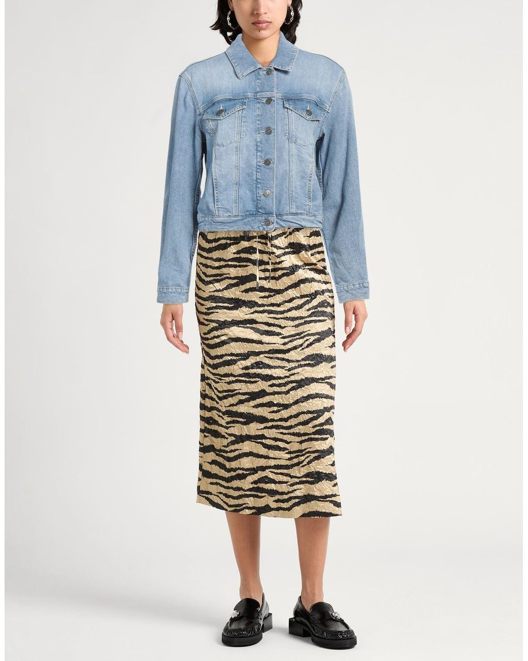 Dondup Blue Denim Outerwear Cotton, Recycled Cotton, Elastane