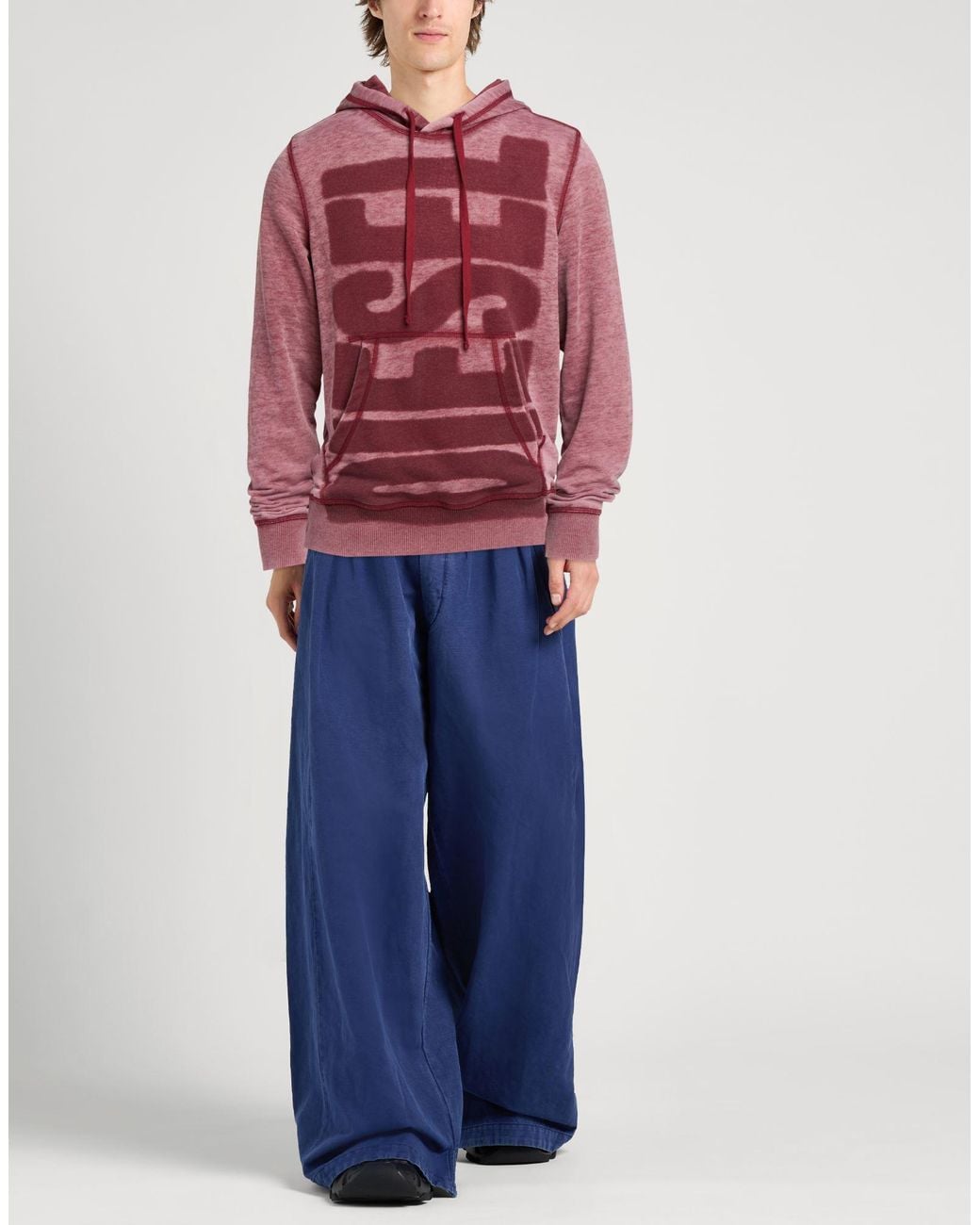 DIESEL Red Sweatshirts for men