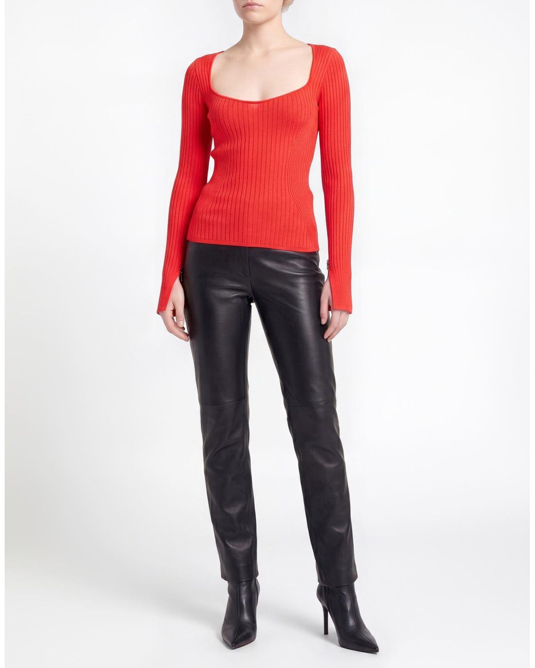 Patrizia Pepe Red Sweaters