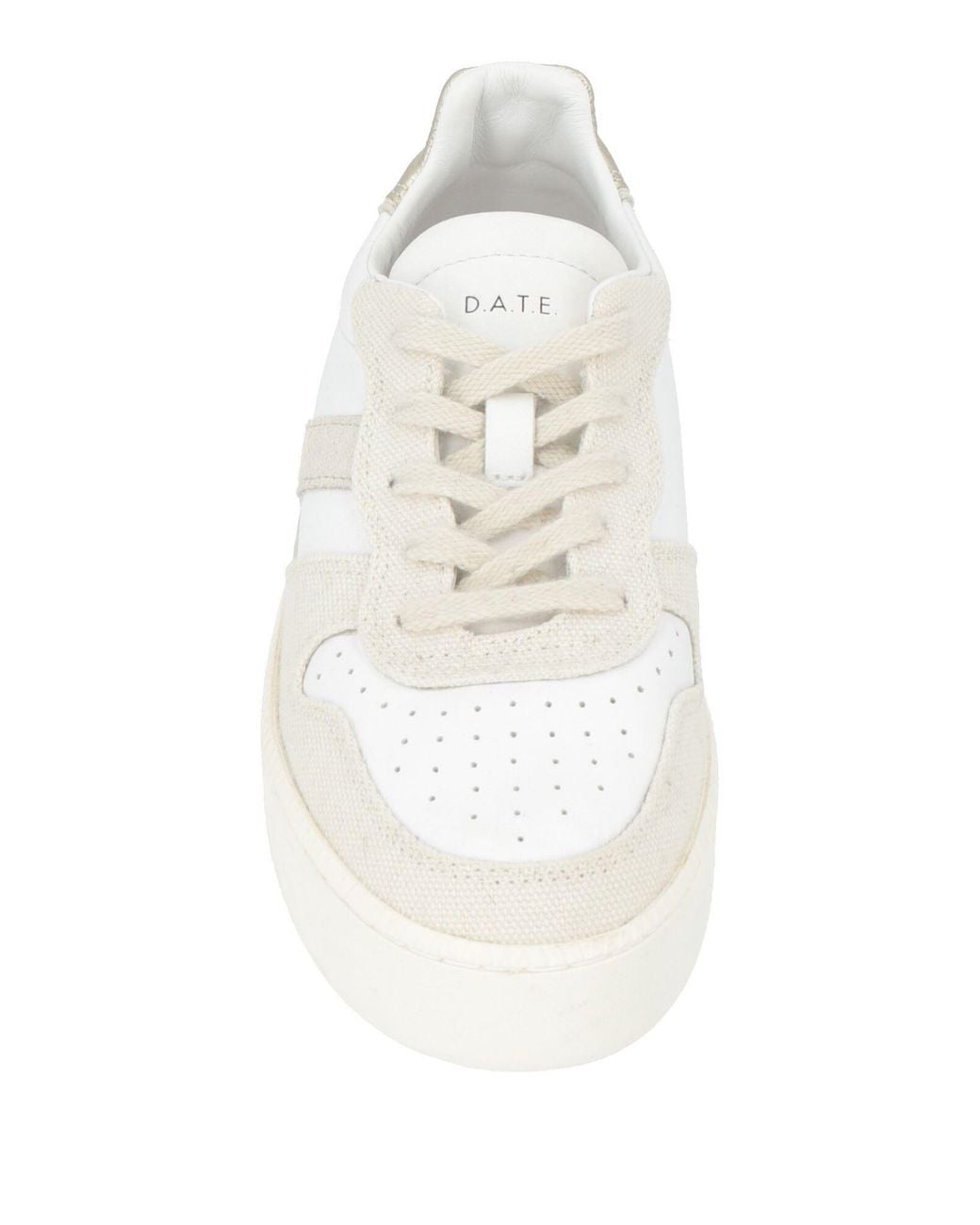 Date Natural Sneakers Leather