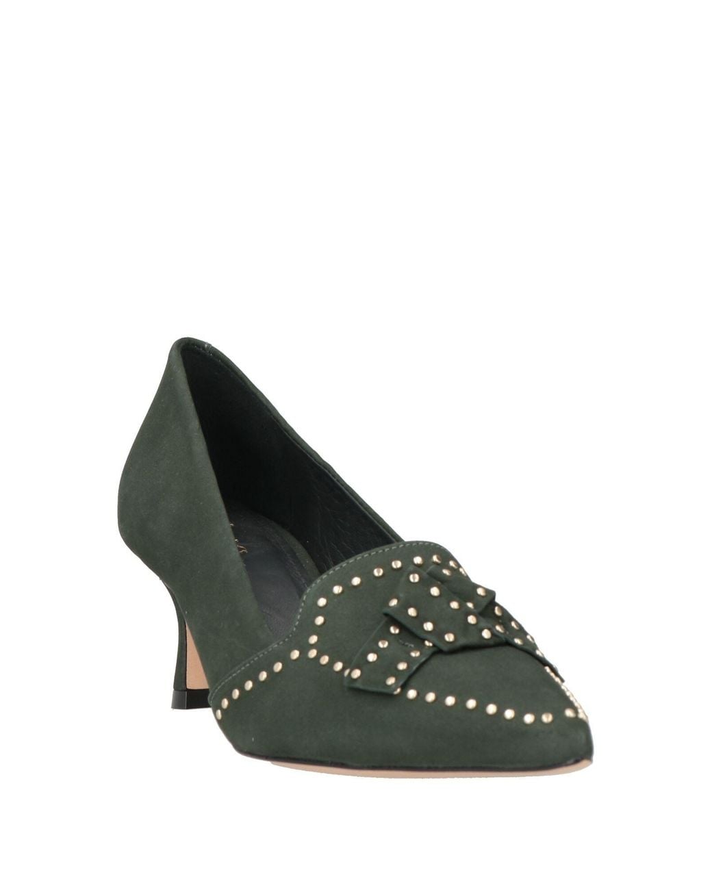 Killana Green Dark Pumps Leather