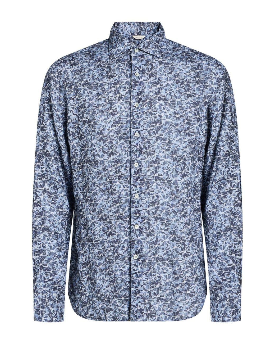 Stenstroms Blue Shirt Linen for men