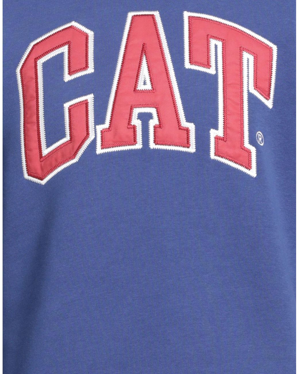 Caterpillar Blue Sweatshirt Cotton, Elastane for men