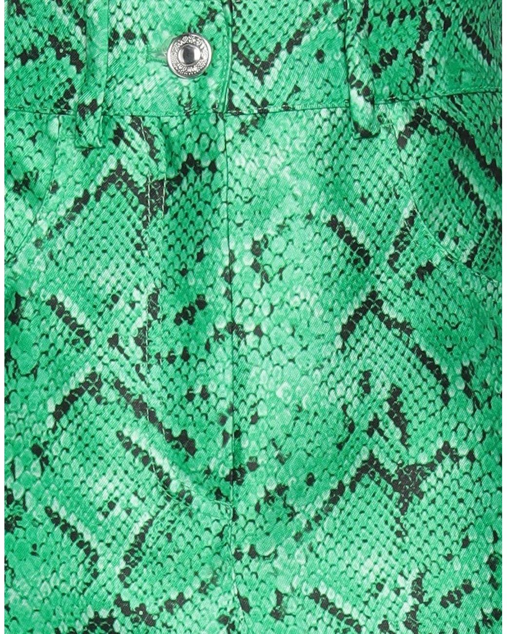 MSGM Green Mini Skirt