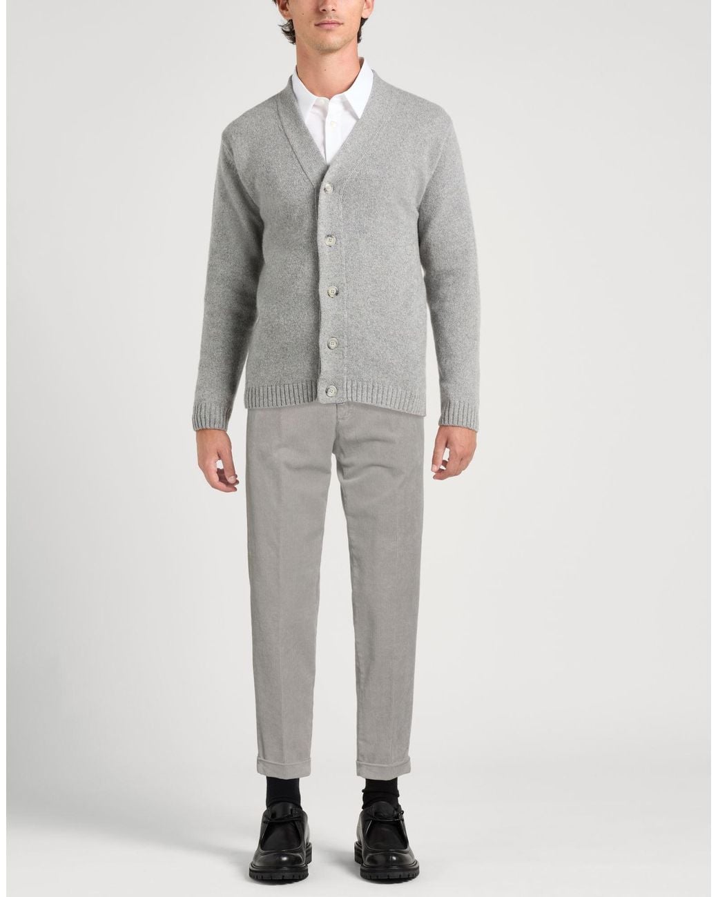 Paoloni Gray Pants for men