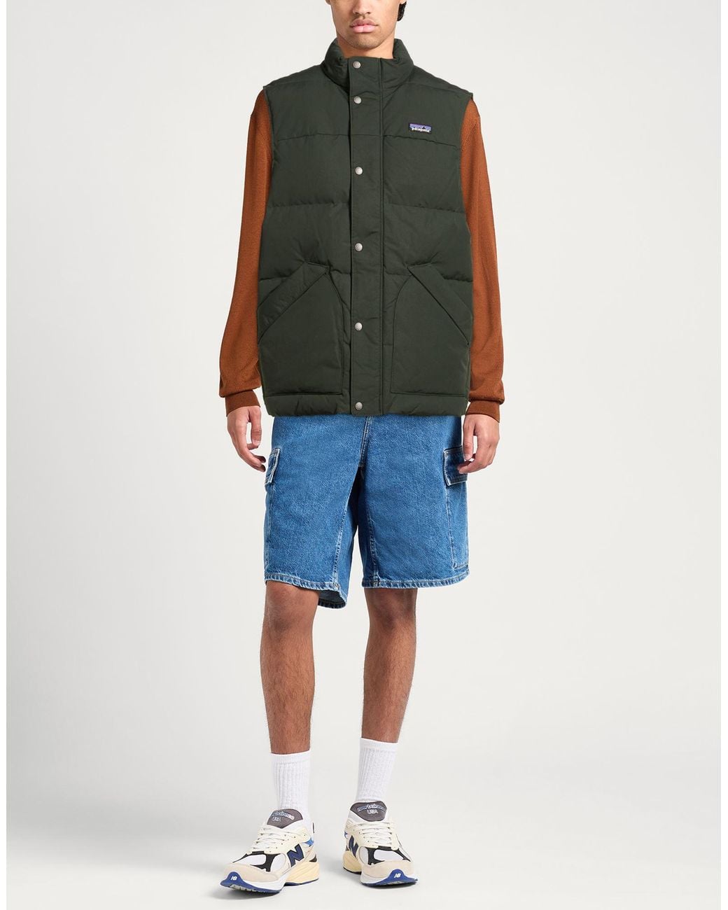 Chompa Sin Mangas Patagonia de hombre de color Green