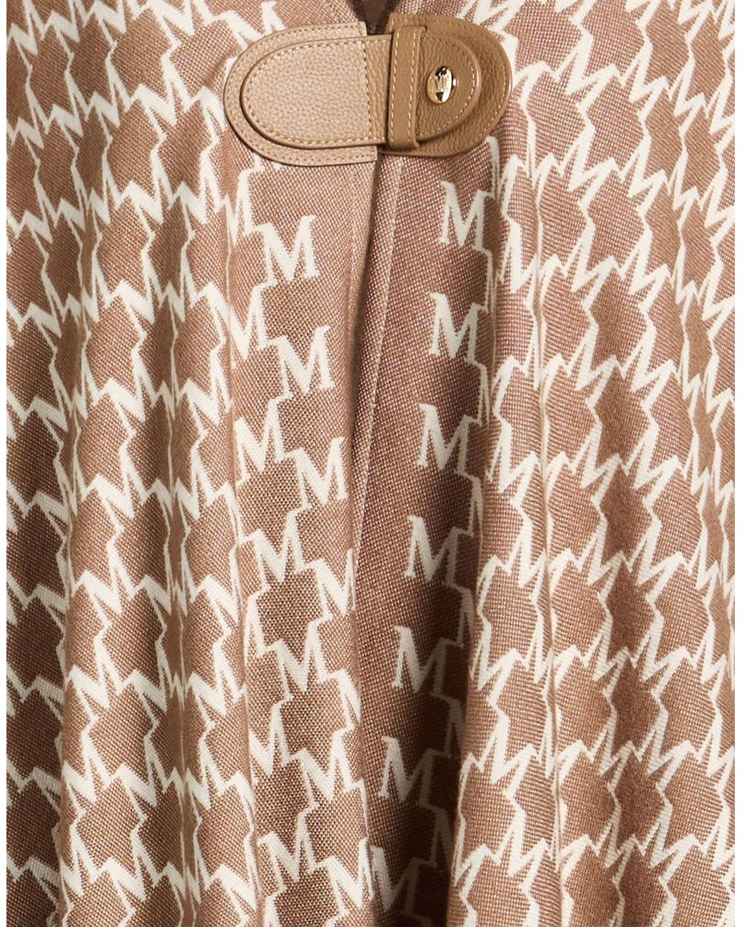 Max Mara Natural Camel Cape Wool, Cotton