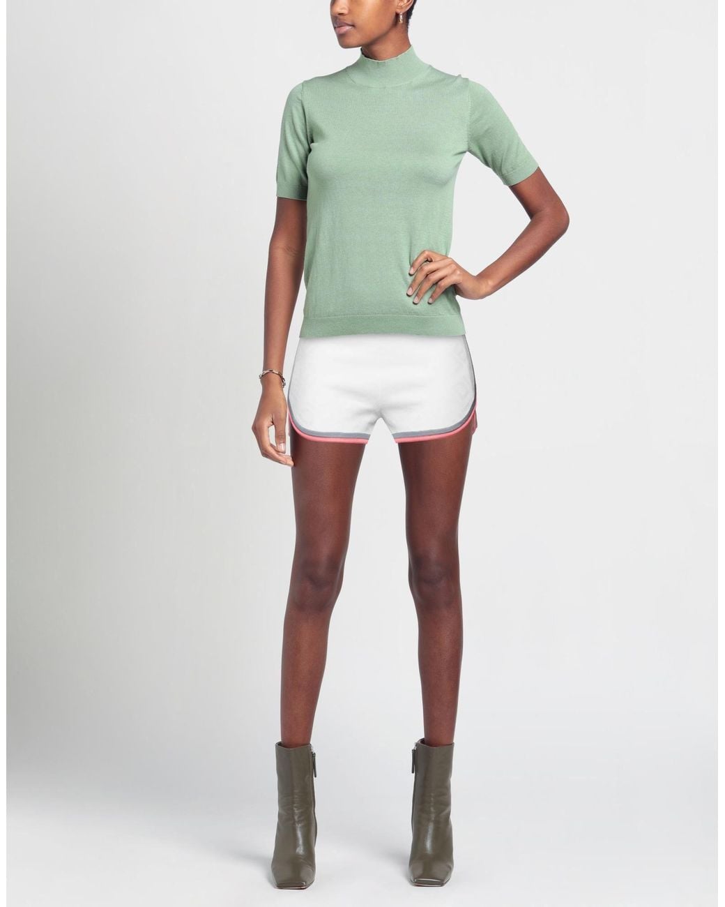 Fendi White Shorts & Bermuda Shorts