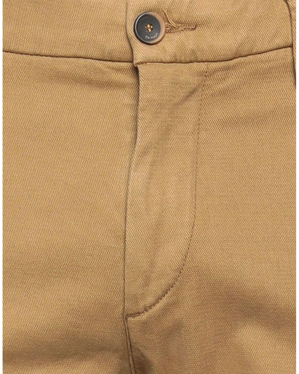 RE_HASH Natural Camel Pants Cotton, Lyocell, Elastane for men