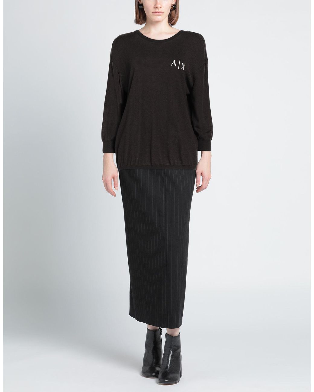 ARMANI EXCHANGE Black Sweaters