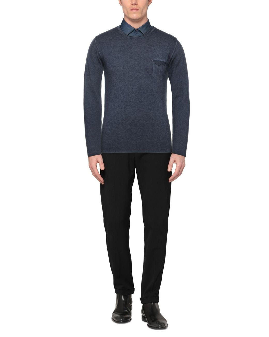Daniele Fiesoli Blue Jumper for men