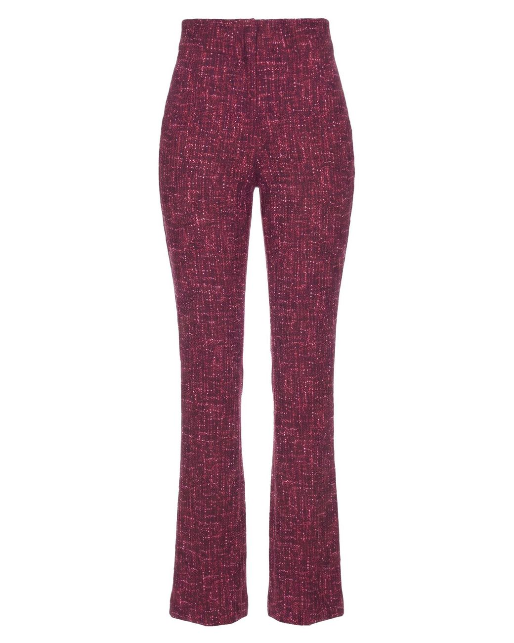 La Petite Robe Di Chiara Boni Red Burgundy Pants Polyamide, Elastane