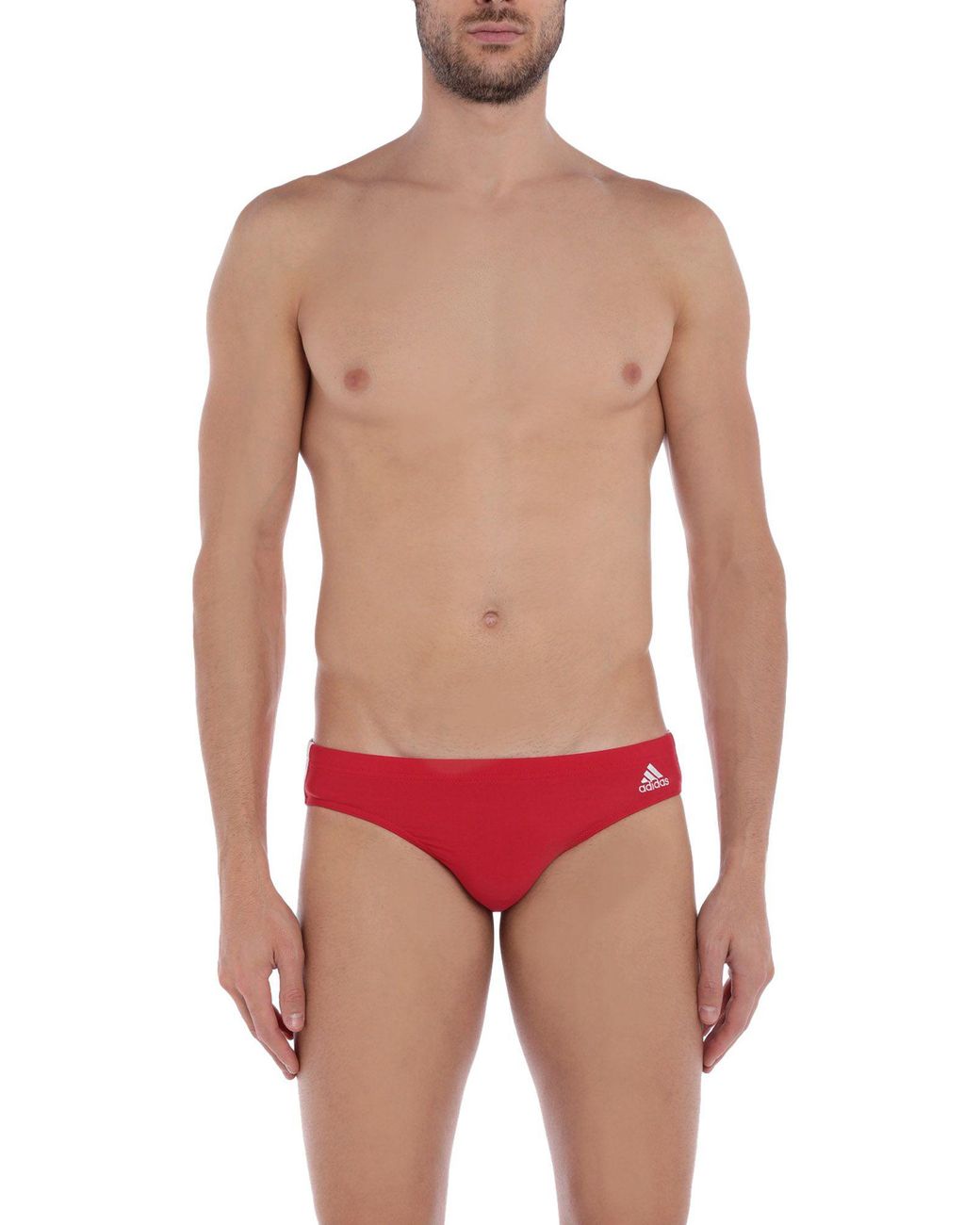 adidas Swim Brief in Red for Men | Lyst